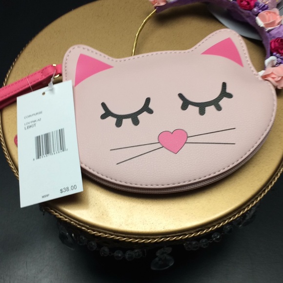 Betsey Johnson Handbags - Betsey Johnson kitty coin purse